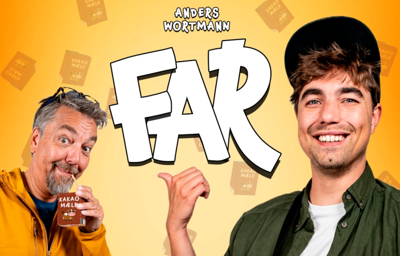 Vind 2 billetter til Anders Wortmann – Far!