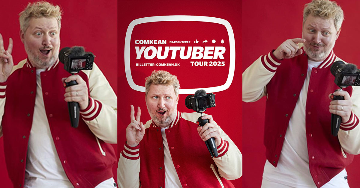 Vind 2 billetter til Comkean – YOUTUBER!