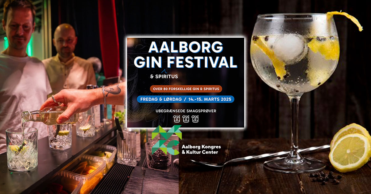 SPAR 20% på billetter til Aalborg Gin Festival