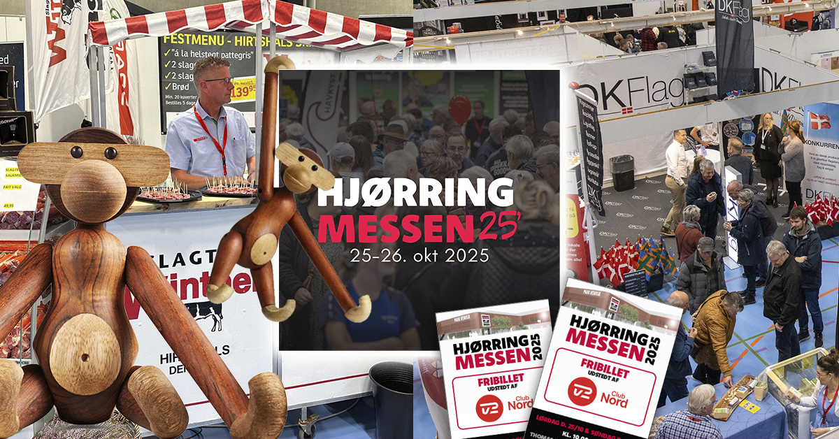 Gratis entre: Hjørring Messen + VIND Kay Boyesen abe