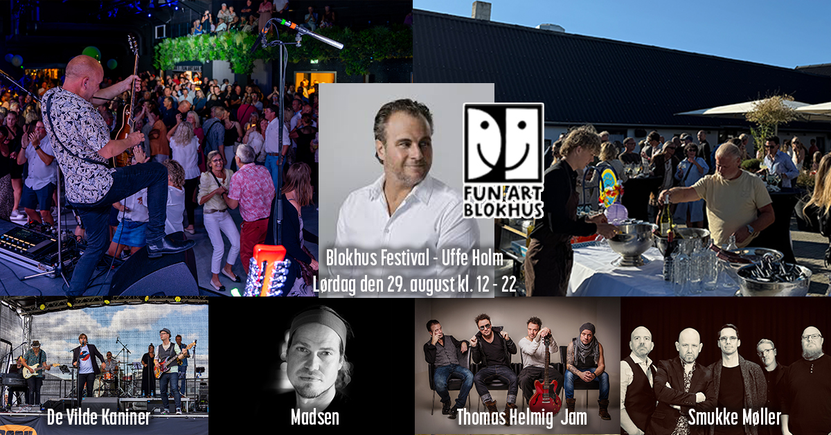 SPAR 100 kr. + gratis drinksbillet pr. person: FunArt Blokhus Festival